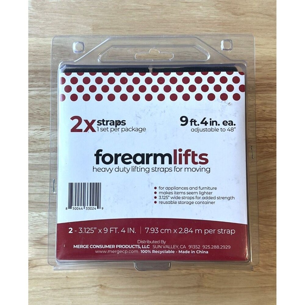 Natural Home Forearm Straps Clam Shell